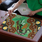 Personalised Australia Goanna NAIDOC Week 2026 Puzzle 50 Years of Deadly Aboriginal Art