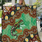 Personalised Australia Goanna NAIDOC Week 2026 Quilt 50 Years of Deadly Aboriginal Art