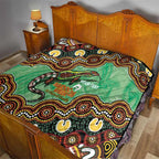 Personalised Australia Goanna NAIDOC Week 2026 Quilt 50 Years of Deadly Aboriginal Art