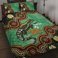 Personalised Australia Goanna NAIDOC Week 2026 Quilt Bed Set 50 Years of Deadly Aboriginal Art