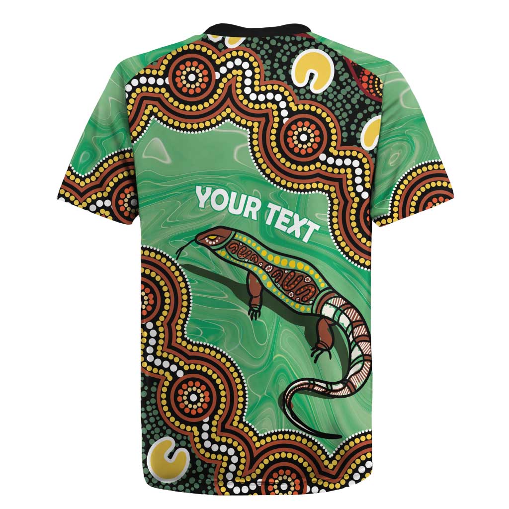 Personalised Australia Goanna NAIDOC Week 2026 Rugby Jersey 50 Years of Deadly Aboriginal Art