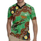 Personalised Australia Goanna NAIDOC Week 2026 Rugby Jersey 50 Years of Deadly Aboriginal Art
