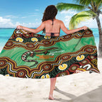 Personalised Australia Goanna NAIDOC Week 2026 Sarong 50 Years of Deadly Aboriginal Art