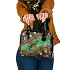 Personalised Australia Goanna NAIDOC Week 2026 Shoulder Handbag 50 Years of Deadly Aboriginal Art