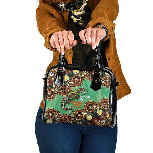 Personalised Australia Goanna NAIDOC Week 2026 Shoulder Handbag 50 Years of Deadly Aboriginal Art
