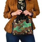 Personalised Australia Goanna NAIDOC Week 2026 Shoulder Handbag 50 Years of Deadly Aboriginal Art