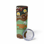 Personalised Australia Goanna NAIDOC Week 2026 Skinny Tumbler 50 Years of Deadly Aboriginal Art
