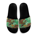 Personalised Australia Goanna NAIDOC Week 2026 Slide Sandals 50 Years of Deadly Aboriginal Art