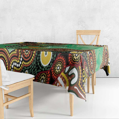 Personalised Australia Goanna NAIDOC Week 2026 Tablecloth 50 Years of Deadly Aboriginal Art