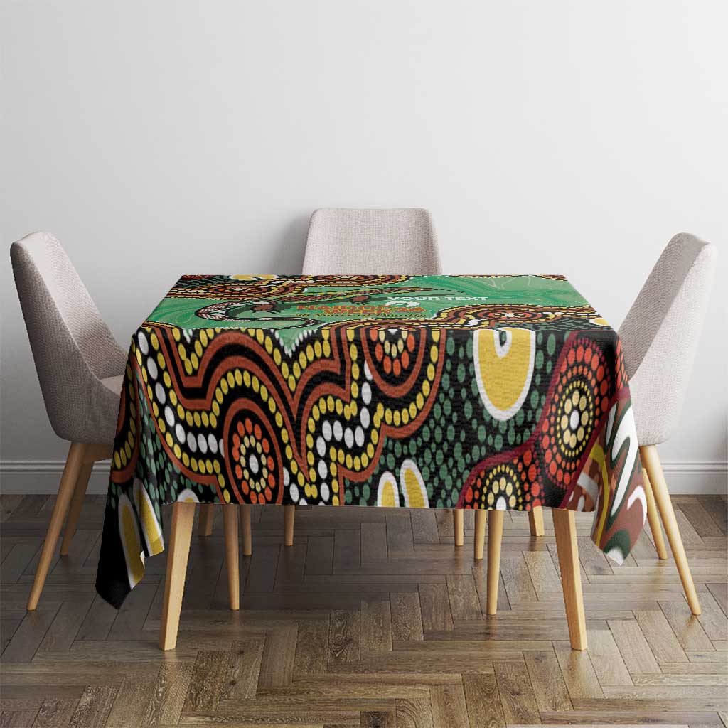 Personalised Australia Goanna NAIDOC Week 2026 Tablecloth 50 Years of Deadly Aboriginal Art