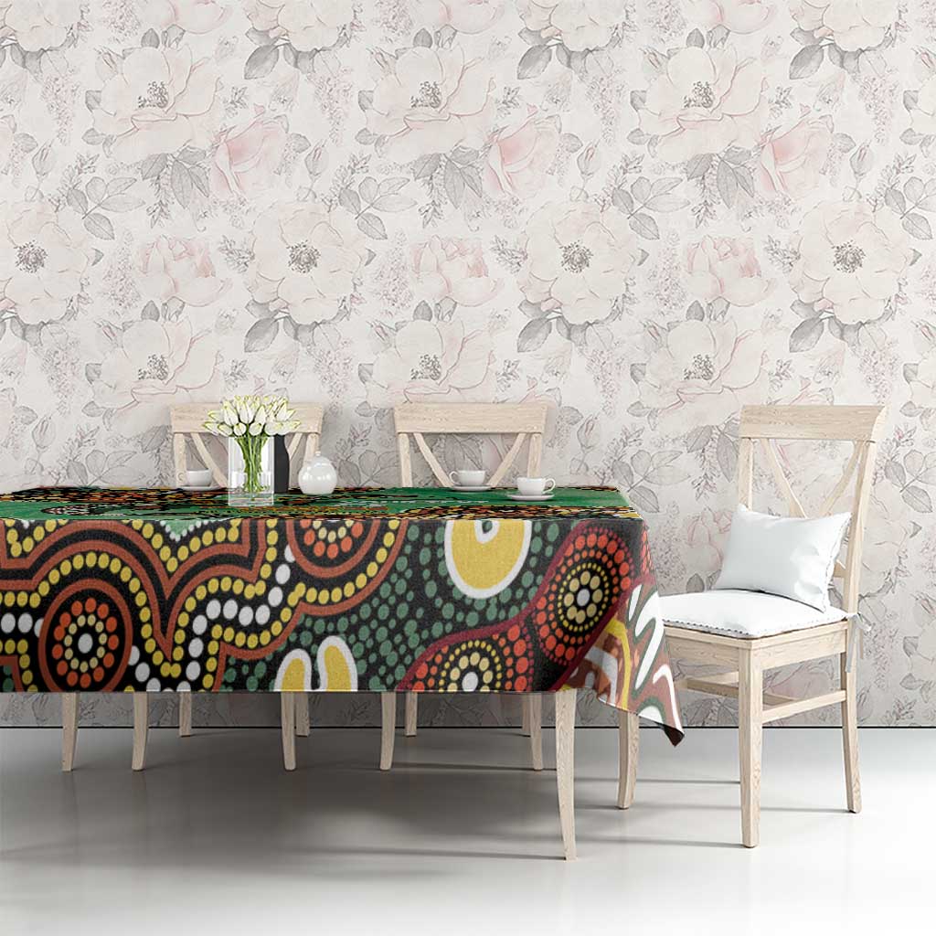 Personalised Australia Goanna NAIDOC Week 2026 Tablecloth 50 Years of Deadly Aboriginal Art