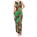 Personalised Australia Goanna NAIDOC Week 2026 Tank Maxi Dress 50 Years of Deadly Aboriginal Art