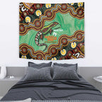 Personalised Australia Goanna NAIDOC Week 2026 Tapestry 50 Years of Deadly Aboriginal Art