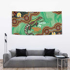 Personalised Australia Goanna NAIDOC Week 2026 Tapestry 50 Years of Deadly Aboriginal Art