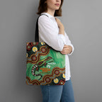 Personalised Australia Goanna NAIDOC Week 2026 Tote Bag 50 Years of Deadly Aboriginal Art