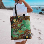 Personalised Australia Goanna NAIDOC Week 2026 Tote Bag 50 Years of Deadly Aboriginal Art