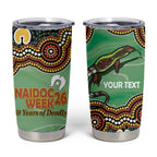 Personalised Australia Goanna NAIDOC Week 2026 Tumbler Cup 50 Years of Deadly Aboriginal Art