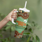 Personalised Australia Goanna NAIDOC Week 2026 Tumbler With Handle 50 Years of Deadly Aboriginal Art