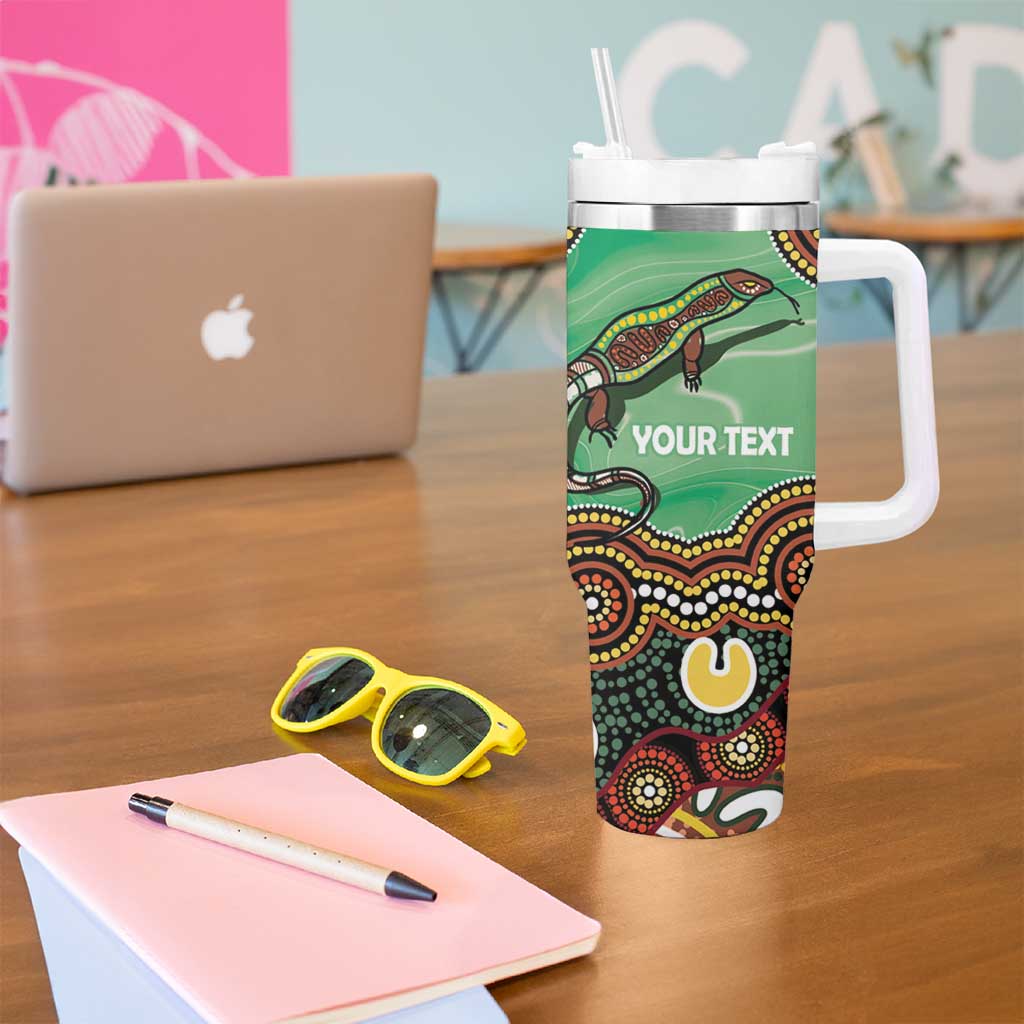 Personalised Australia Goanna NAIDOC Week 2026 Tumbler With Handle 50 Years of Deadly Aboriginal Art