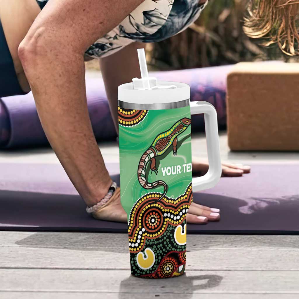 Personalised Australia Goanna NAIDOC Week 2026 Tumbler With Handle 50 Years of Deadly Aboriginal Art