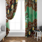 Personalised Australia Goanna NAIDOC Week 2026 Window Curtain 50 Years of Deadly Aboriginal Art