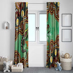 Personalised Australia Goanna NAIDOC Week 2026 Window Curtain 50 Years of Deadly Aboriginal Art