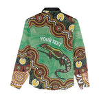 Personalised Australia Goanna NAIDOC Week 2026 Women Casual Shirt 50 Years of Deadly Aboriginal Art