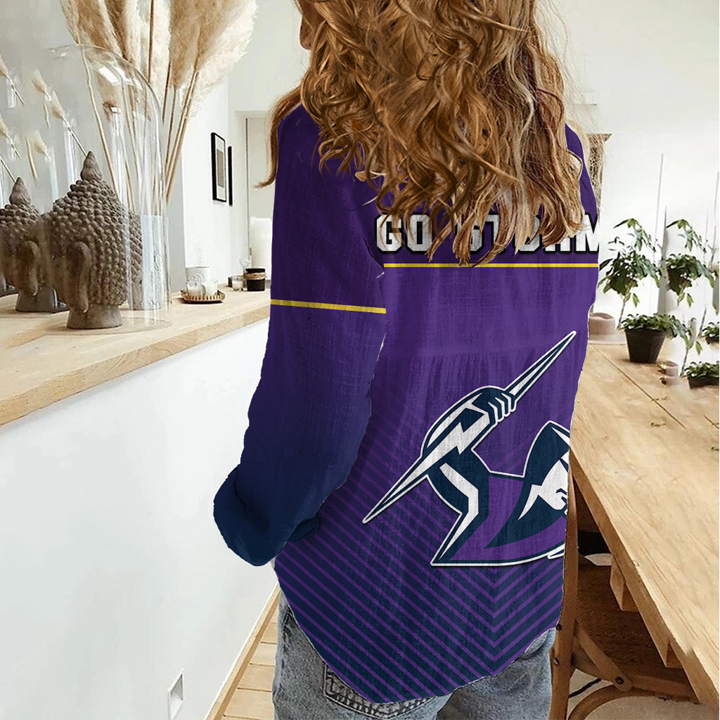 Storm Rugby 2023 Women Casual Shirt Purple Sporty Go Storm LT14