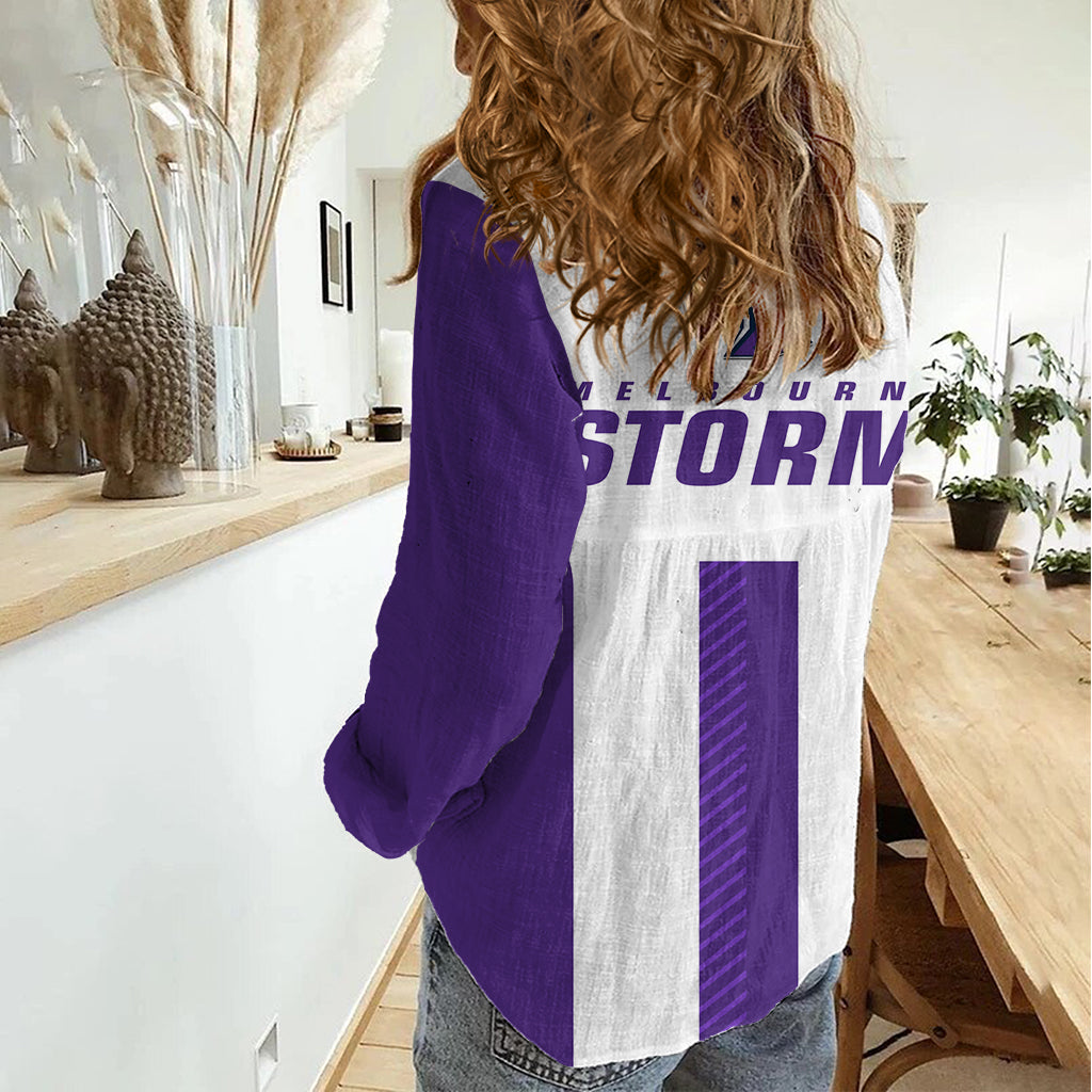 Storm Rugby 2023 Women Casual Shirt White Sporty Go Storm LT14