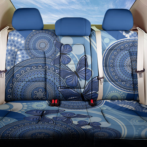 Australia Autism Awareness Back Car Seat Cover 4 April Indigenous Butterfly