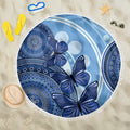 Australia Autism Awareness Beach Blanket 4 April Indigenous Butterfly