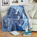 Australia Autism Awareness Blanket 4 April Indigenous Butterfly