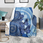 Australia Autism Awareness Blanket 4 April Indigenous Butterfly