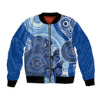 Australia Autism Awareness Bomber Jacket 4 April Indigenous Butterfly