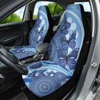 Australia Autism Awareness Car Seat Cover 4 April Indigenous Butterfly
