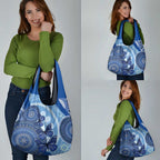 Australia Autism Awareness Grocery Bag 4 April Indigenous Butterfly