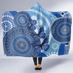 Australia Autism Awareness Hooded Blanket 4 April Indigenous Butterfly