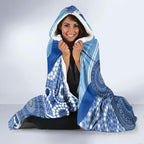 Australia Autism Awareness Hooded Blanket 4 April Indigenous Butterfly