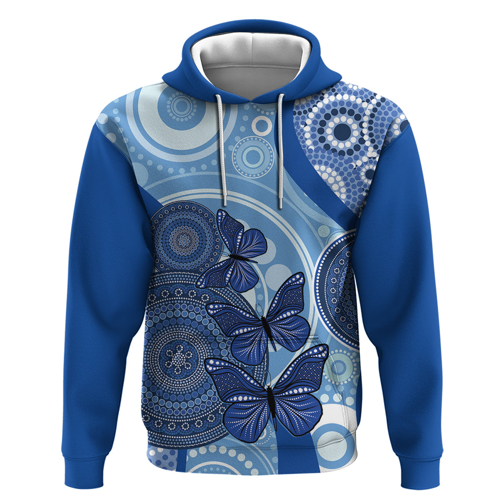 Australia Autism Awareness Hoodie 4 April Indigenous Butterfly