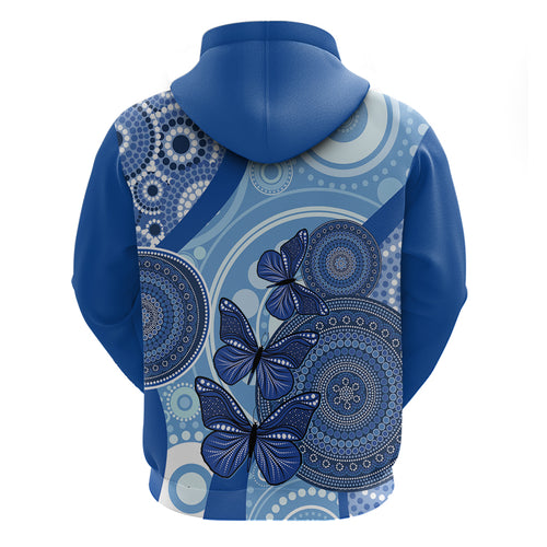 Australia Autism Awareness Hoodie 4 April Indigenous Butterfly