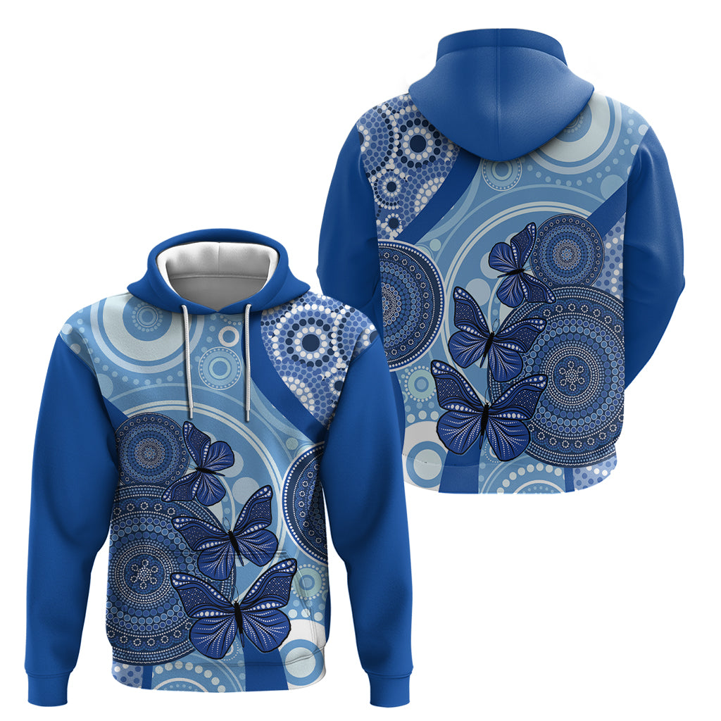 Australia Autism Awareness Hoodie 4 April Indigenous Butterfly