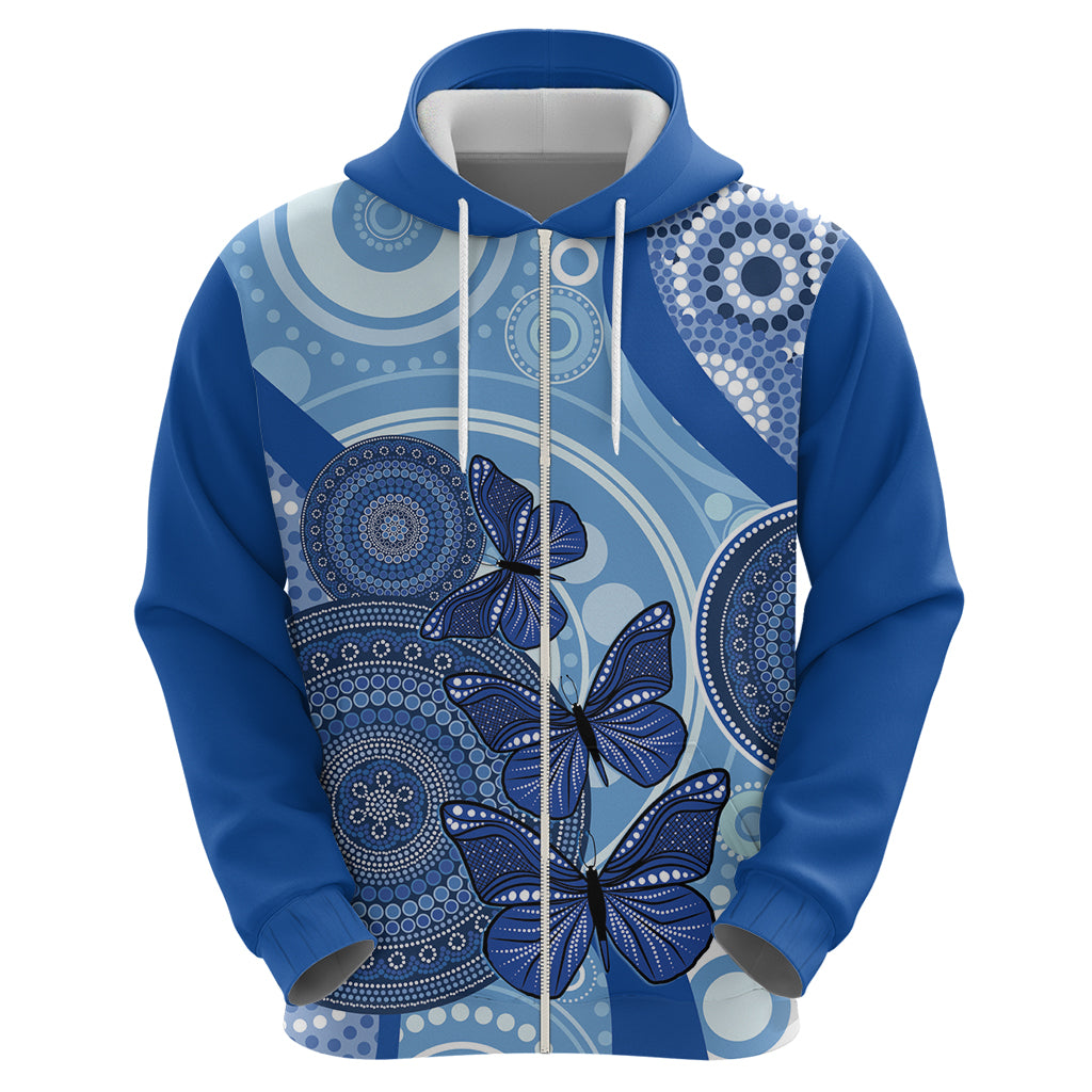 Australia Autism Awareness Hoodie 4 April Indigenous Butterfly