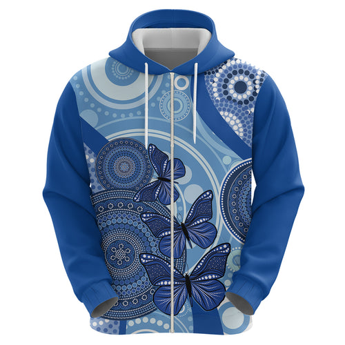 Australia Autism Awareness Hoodie 4 April Indigenous Butterfly