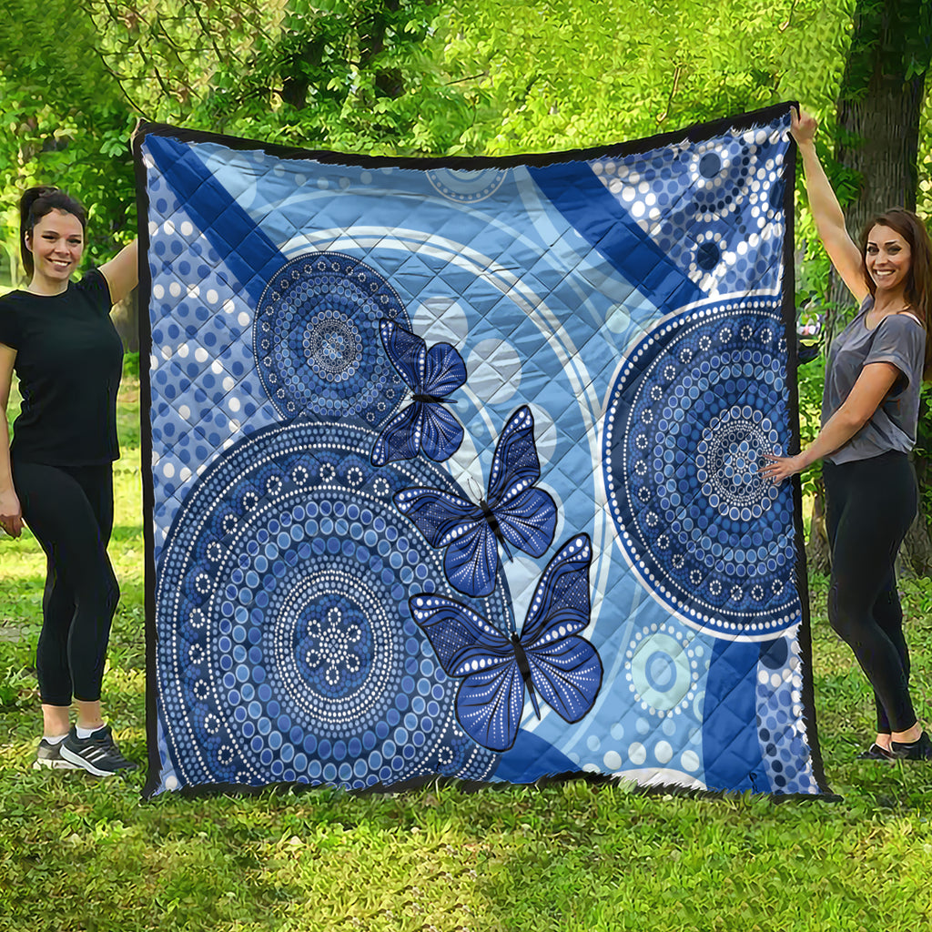 Australia Autism Awareness Quilt 4 April Indigenous Butterfly