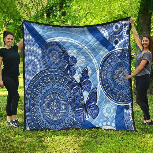Australia Autism Awareness Quilt 4 April Indigenous Butterfly