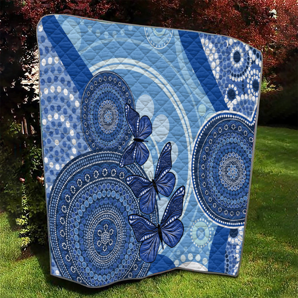 Australia Autism Awareness Quilt 4 April Indigenous Butterfly