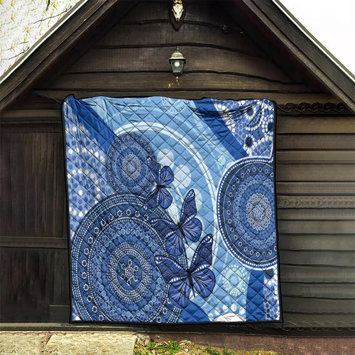 Australia Autism Awareness Quilt 4 April Indigenous Butterfly