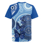 Australia Autism Awareness Rugby Jersey 4 April Indigenous Butterfly