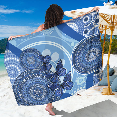 Australia Autism Awareness Sarong 4 April Indigenous Butterfly
