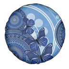 Australia Autism Awareness Spare Tire Cover 4 April Indigenous Butterfly